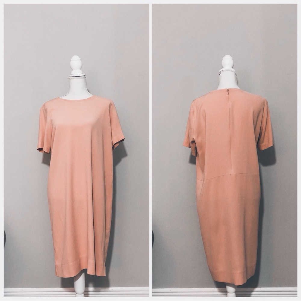 Tibi Midi Short Sleeve Dress